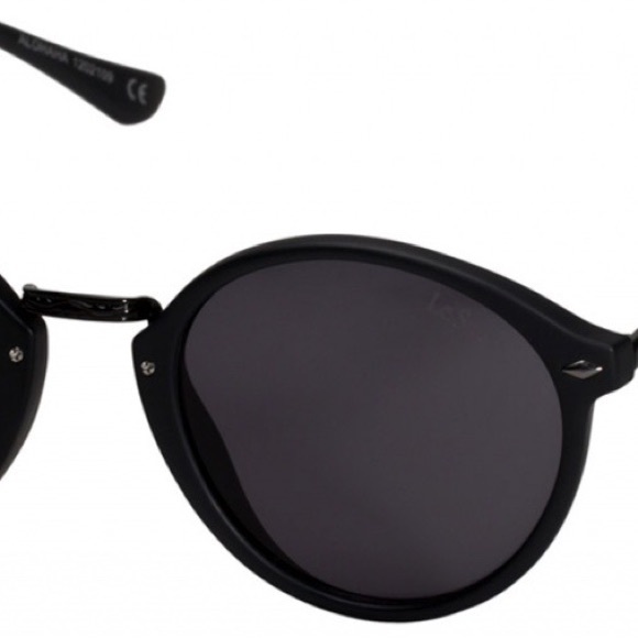 Le Specs Round “Alohaha” Sunglasses With Case - Picture 7 of 8